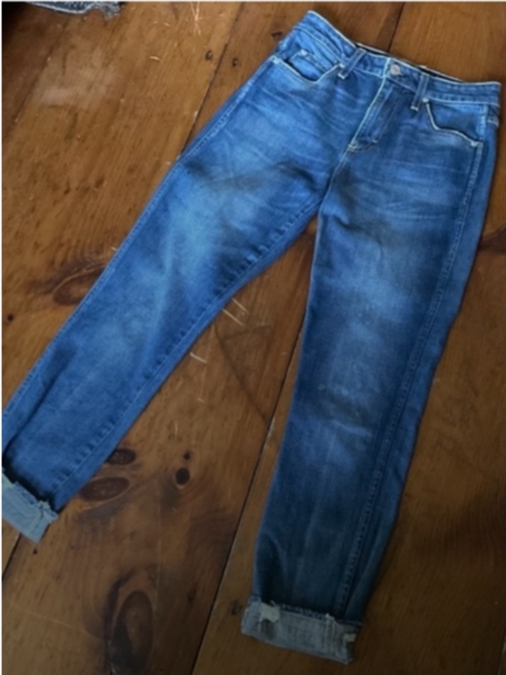 Anthropologie AMO High rise Stix crop Rambler size 25